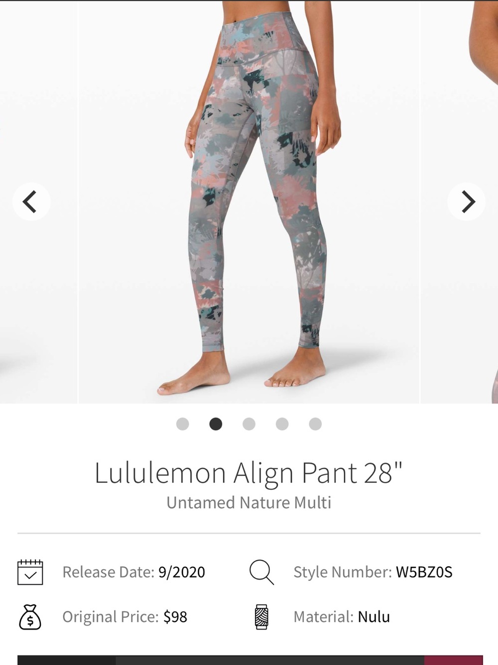 Lululemon Align Pant  in untamed nature